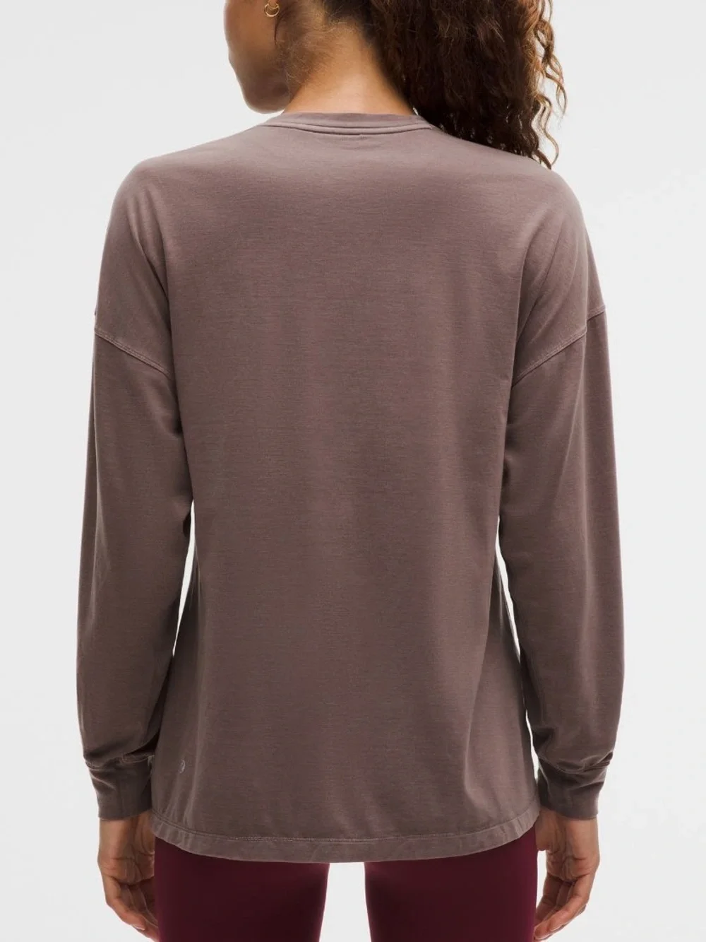 Lululemon EasySet Relaxed Long Sleeve in Dilute Wash Twig (Size 6)